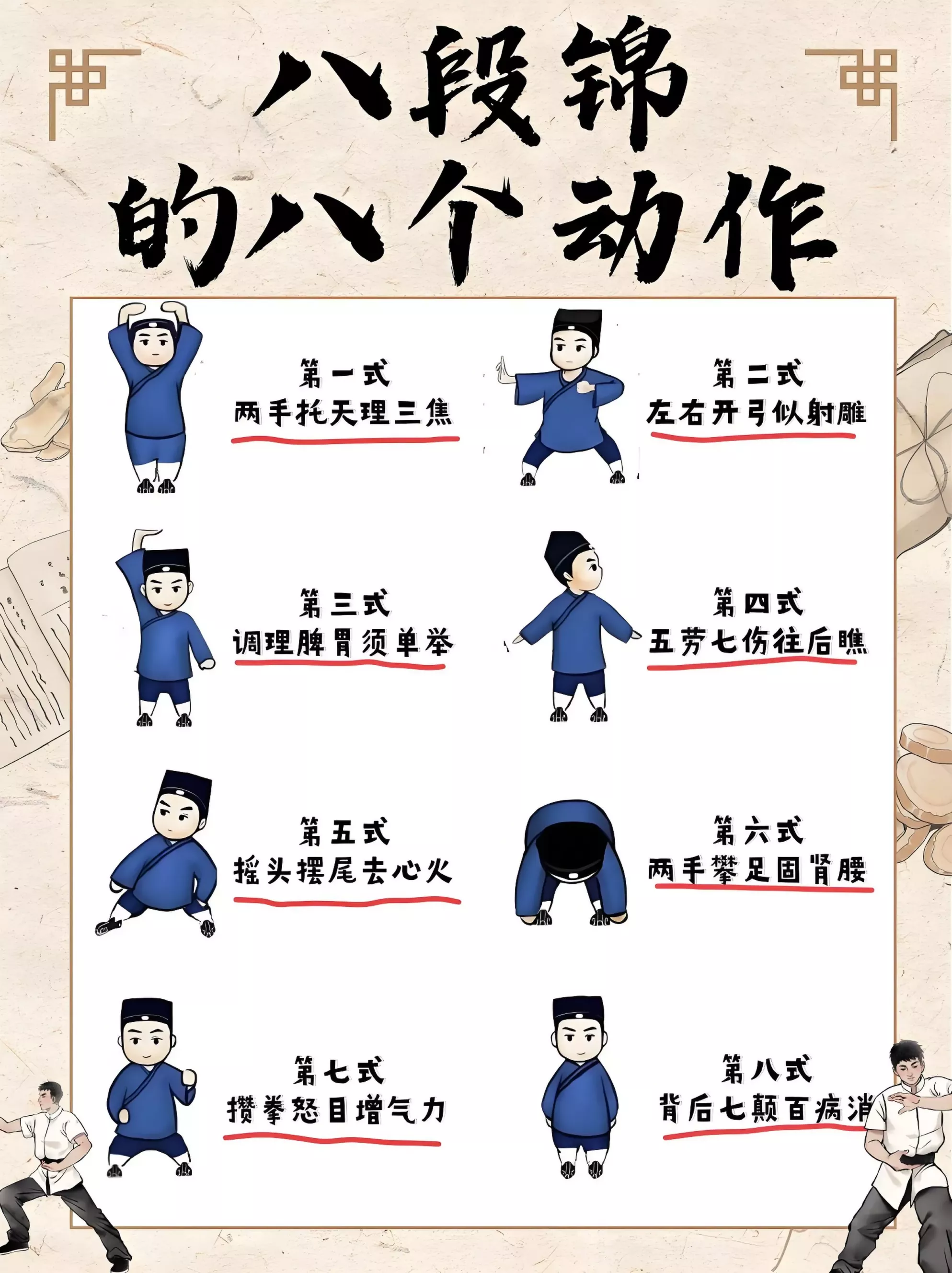 八段锦详细解说全套教程